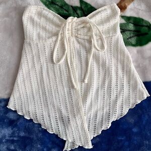 Electric Family White Knit Top